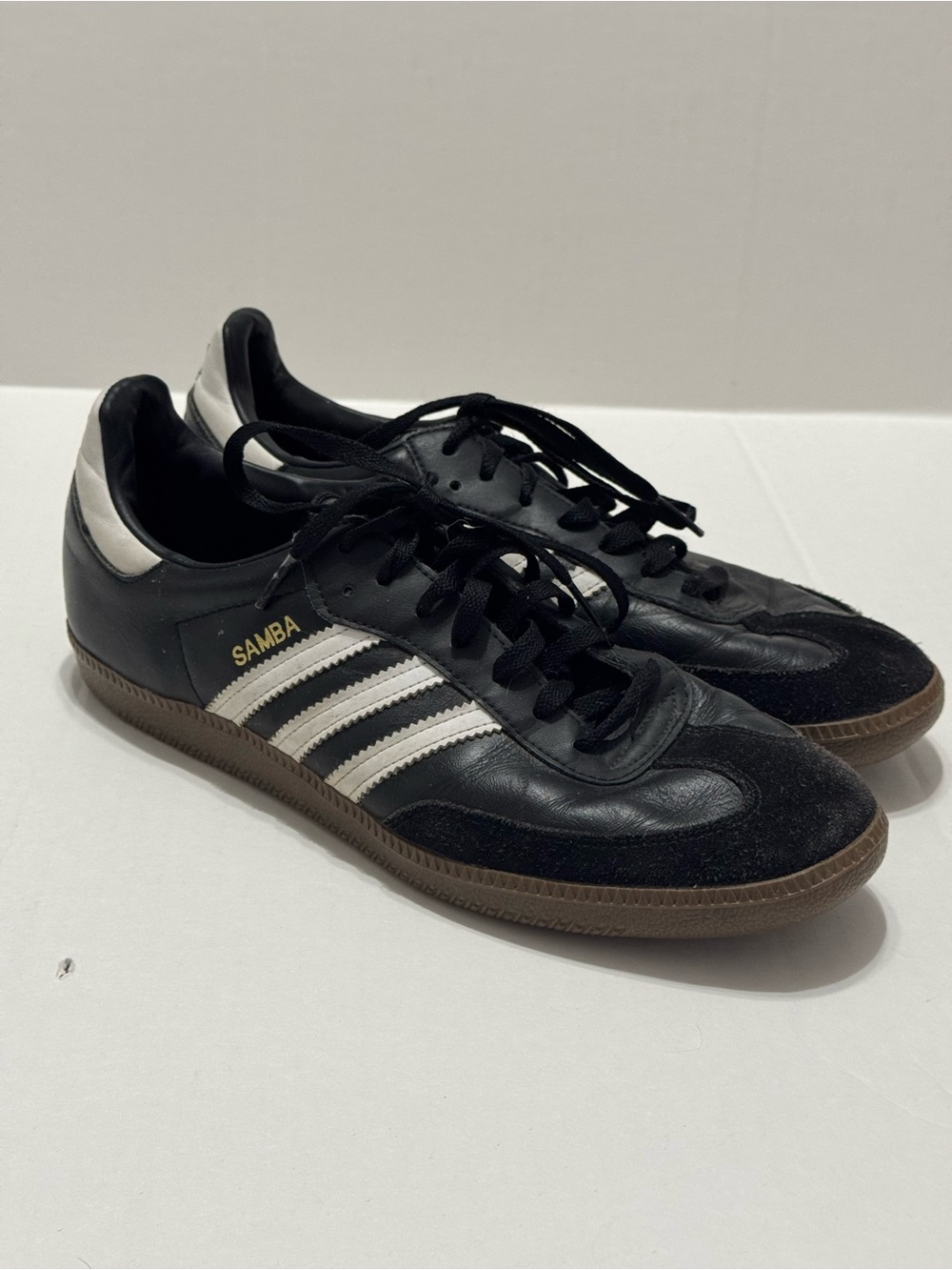 Adidas Samba Men’s Size 10 Classic Core Black/White Sneakers